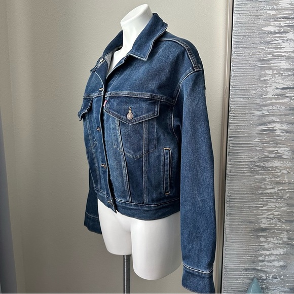 Levi’s Women’s Baby Bubble Trucker Jacket Size S - Picture 5 of 16